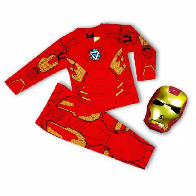 Kostum Baju anak Iron Man fa young end game / kaos iron man avengers