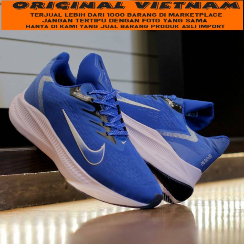 SEPATU OLAHRAGA PRIA NIKE ZOOMX VAPORFLY NEXT EKIDEN OLIMPIC BLUE RIBON GREEN WHITE PREMIUM ORIGINAL