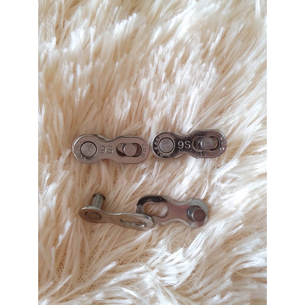 Sambungan Rantai Sepeda KMC 9 Speed S Chain Connector Missing Link Not Shimano YBN