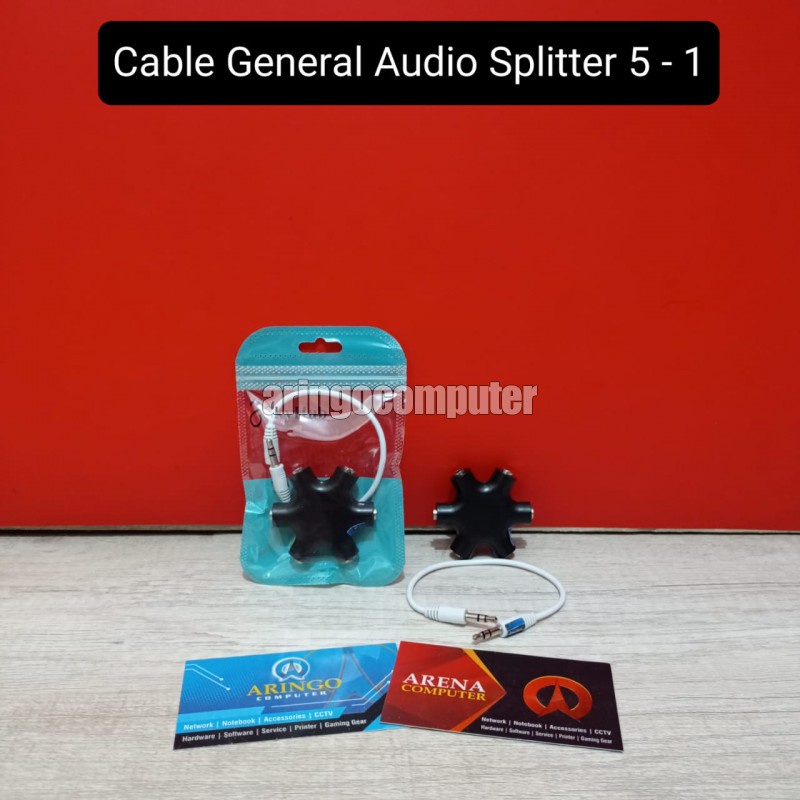 Cable General Audio Splitter 5 - 1