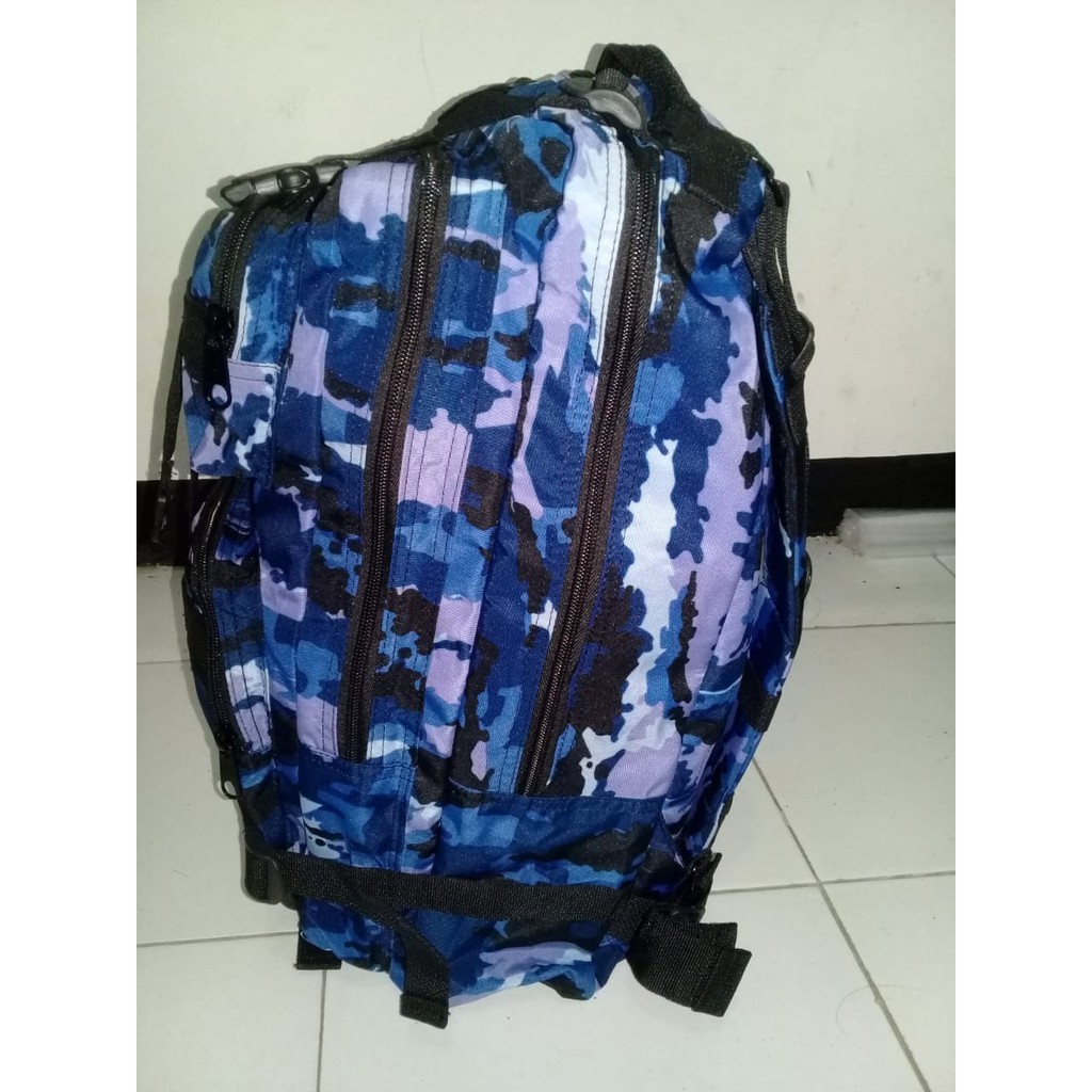 AJA Tas Punggung Loreng TNI-AU - Ransel Lebanon AURI - Tas Army - Tactical