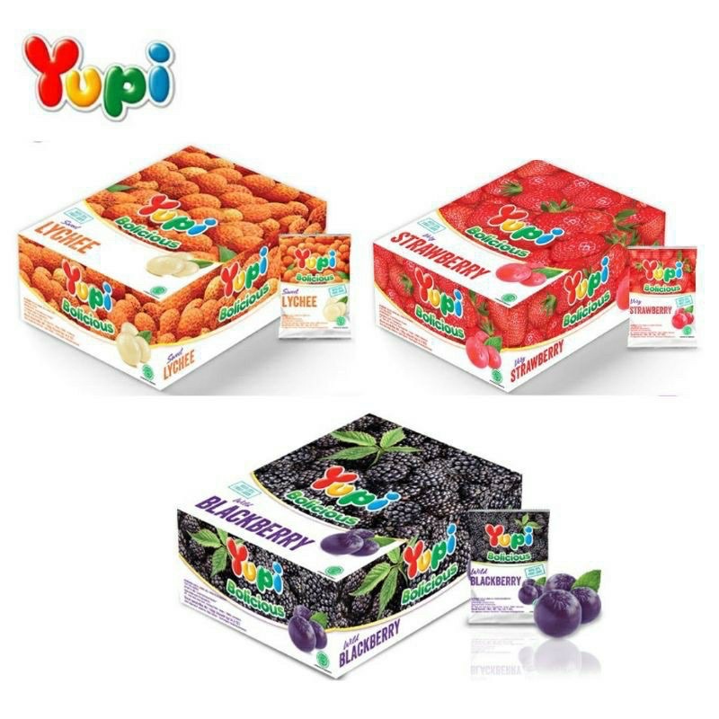 

YUPI BOLICIOUS JUICY MANDARIN 1 BOX ISI 24 PCS