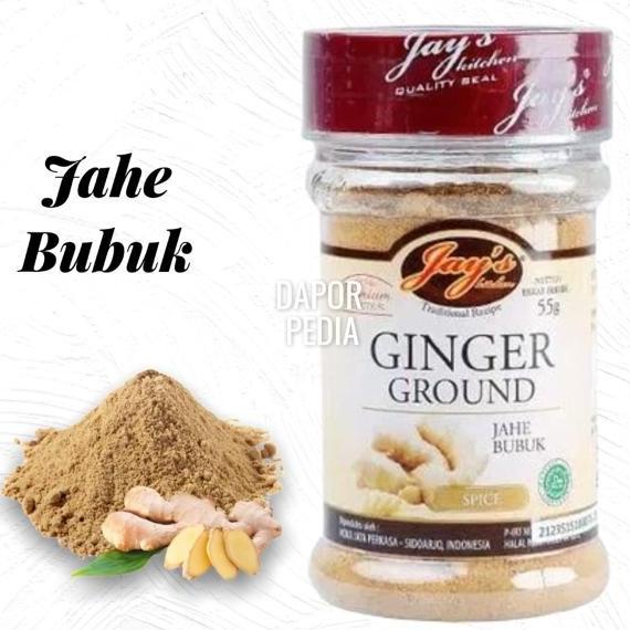 

Ginger Ground Jays Jahe bubuk halus tabur rempah dapur