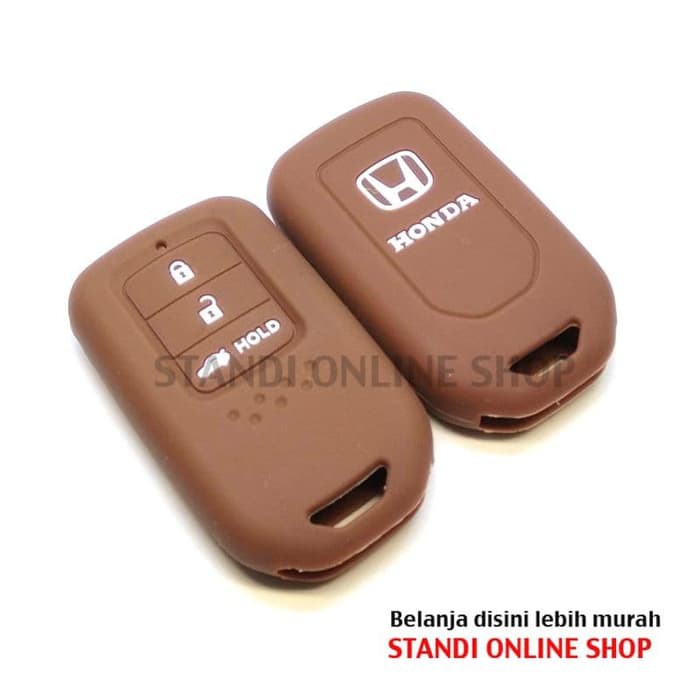 Kondom Kunci Silikon Remote Cover Honda All New CRV Turbo Coklat