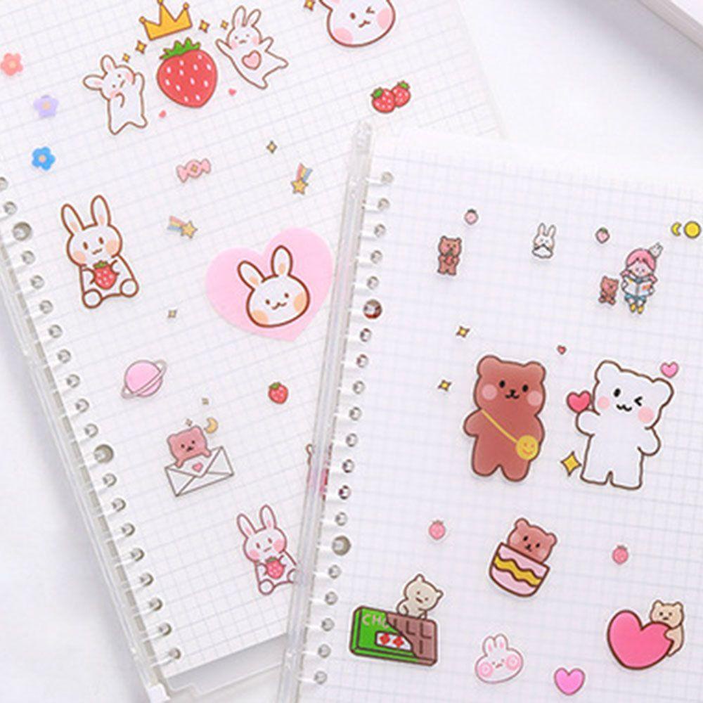 Stiker Scrapbooking Anak DIY Planner Diary Tempel Nanas