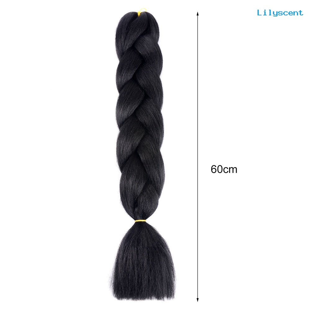 Ls Extension Rambut Model Kepang Jumbo Bahan Fiber Temperatur Tinggi Gaya Simple Untuk Wanita