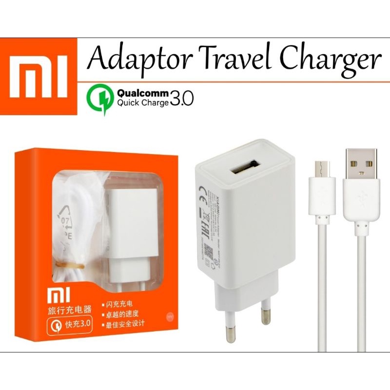 CHARGER XIAOMI MI6 3.0 QUICK FAST CHARGING ORIGINAL