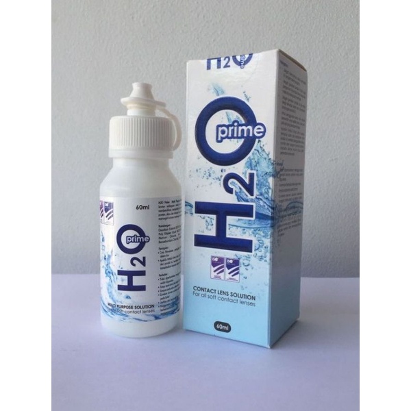 Cairan Pembersih Softlens H2O Prime 60ml Contact Lens Solution Multi Purpose / air softlens h2o prime / cairan H20 prime