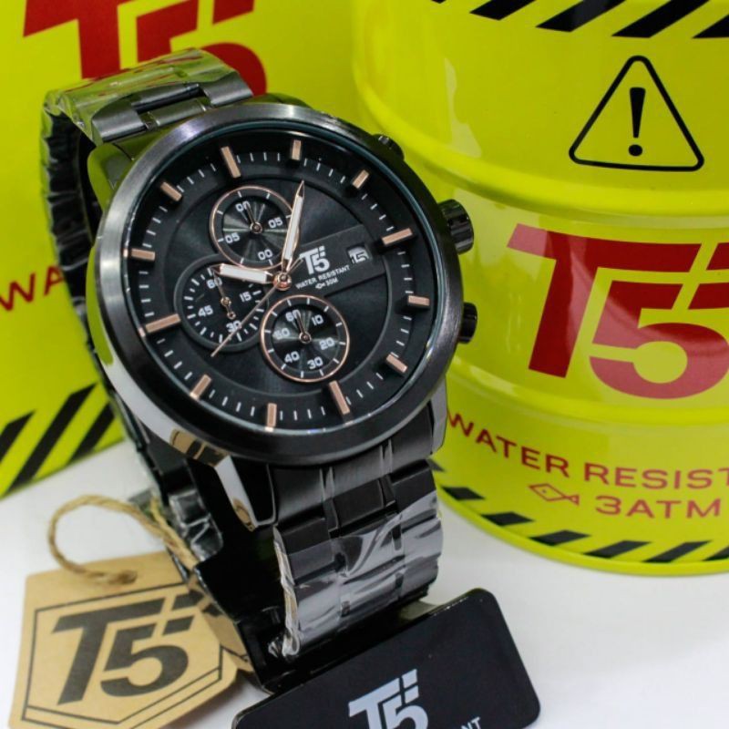 Jam T5 H 3451 Black chain original water resist free tin box