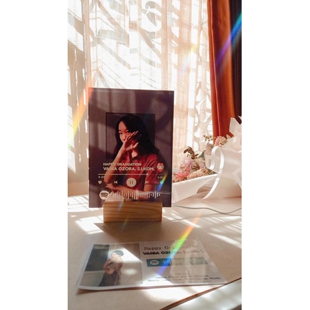 HAMPERS GIFT SET ACRYLIC LAMP LED SPOTIFY(Birthday, Graduation, Wedding, Anniversary, Certificate, F