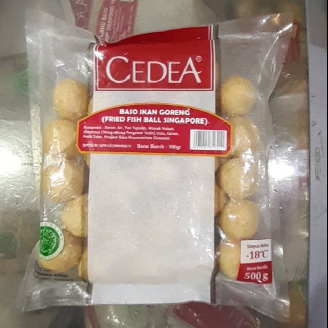 

Cedea fried fish ball ala singapure 500gr
