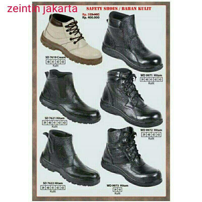 zeintin sepatu safety