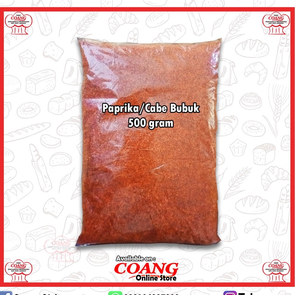 

PAPRIKA BUBUK / CABE BUBUK 500 GRAM