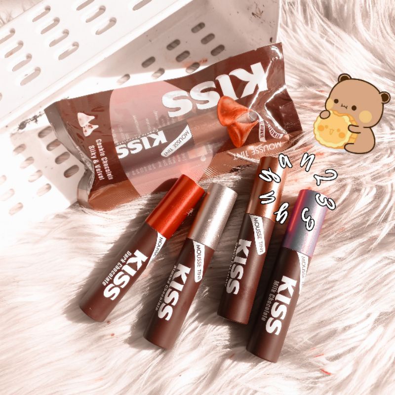 PROMO ECER!!!LIP GLOSS KISS DARK CHOCOLATE KISS BEAUTY 71029