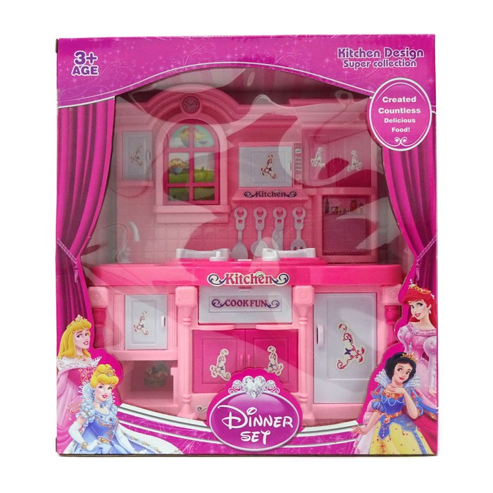 Disney Princess Kitchen Set Peralatan Rak Dapur Princess 3659