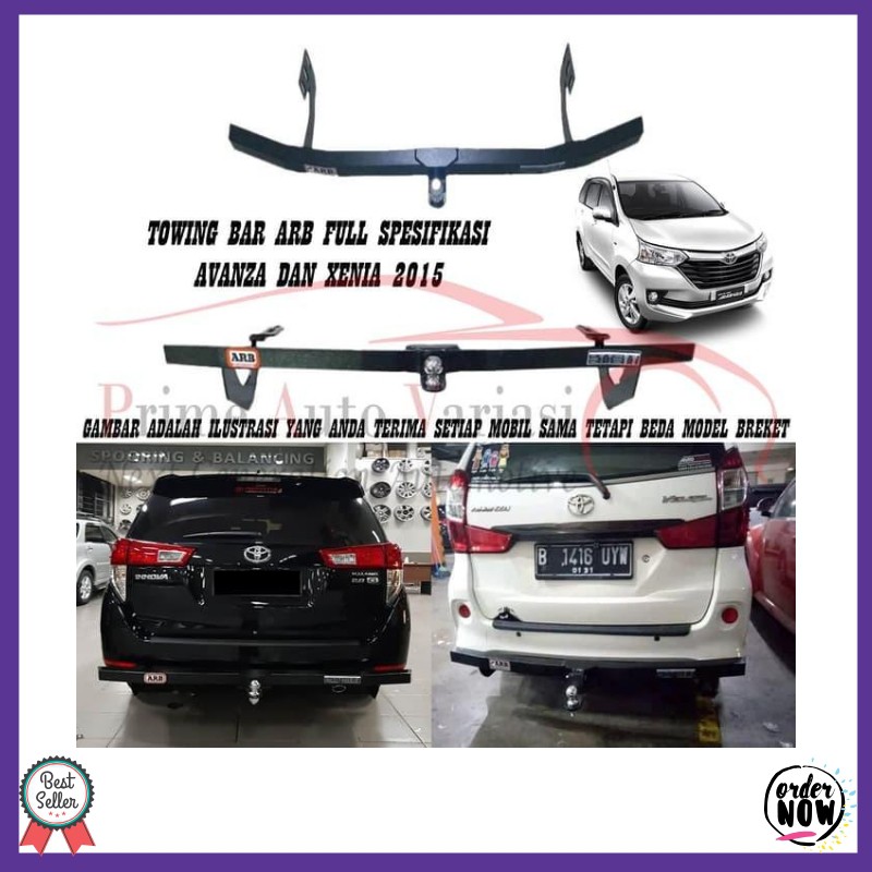 TOWING BAR ARB BESI BUMPER BELAKANG TOWING BAR ARB HONDA BRV TERLARIS