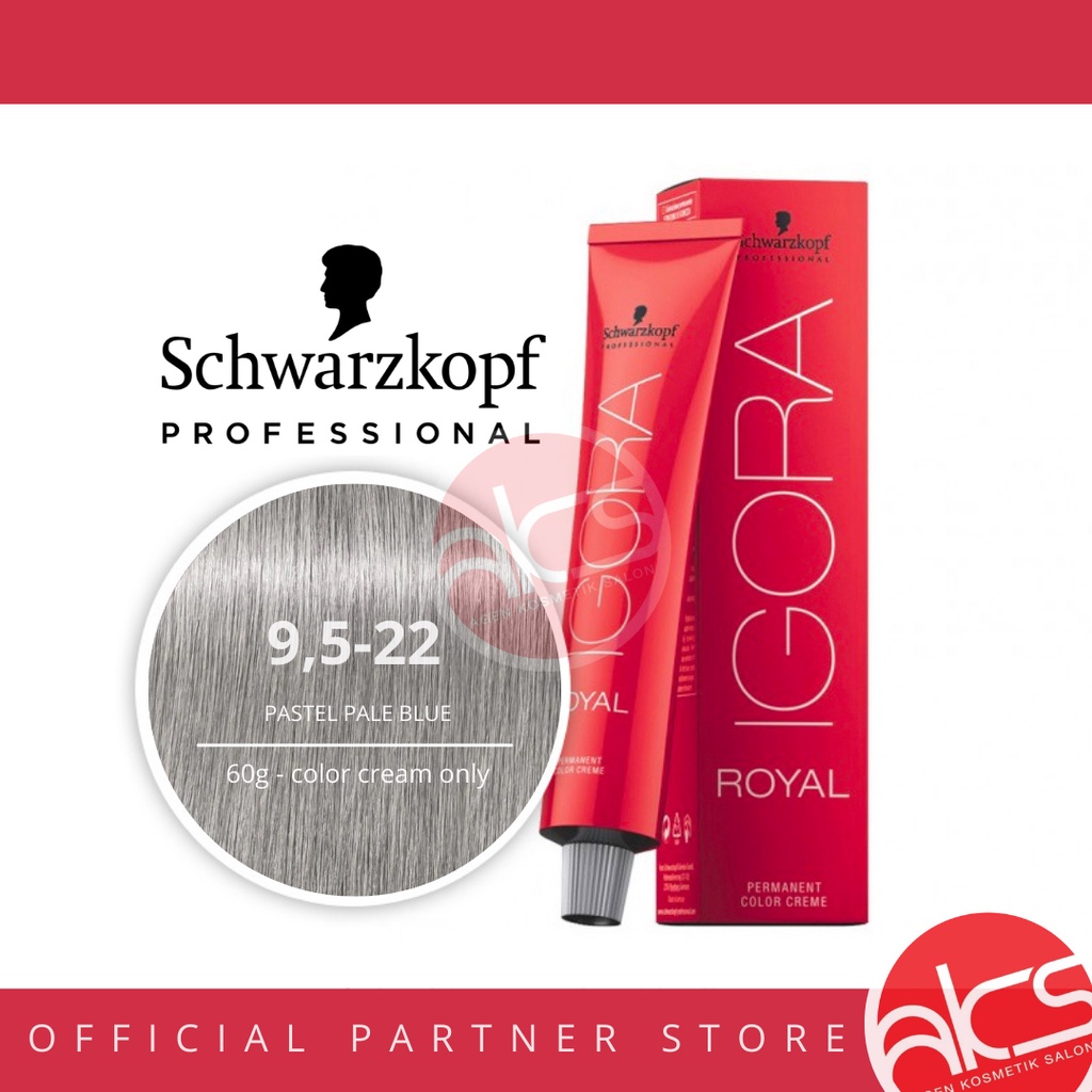 Schwarzkopf Professional CAT RAMBUT - IGORA ROYAL Hair Color 60g - PASTELS [9,5-22]