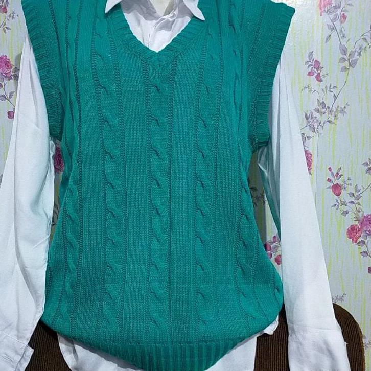 ➡️ ROMPI WANITA / VEST ROMPI CABLE/BAJU WANITA PREMIUM/RAJUT TEBAL OUTERWEAR produck terbaik