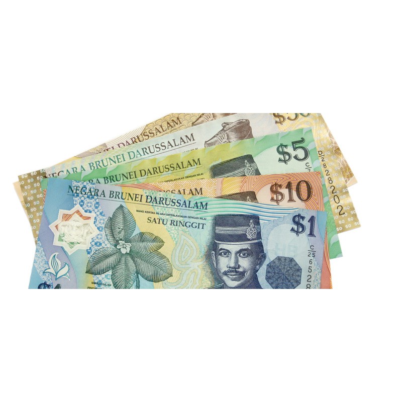 UANG LUAR KUNO ASLI DOLAR BRUNEI KONDISI BARU UNC