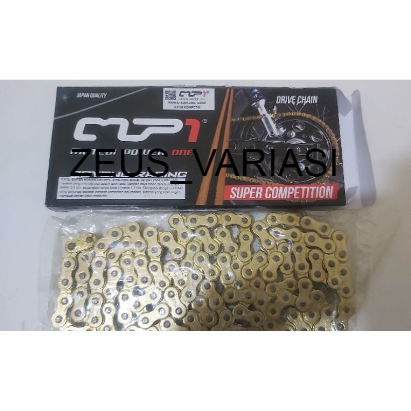 rantai 415 H 130 gold MP1 ORING O RING super kompetisi drive chain not SSS MOTO1 OSAKI TK JAPAN DLL