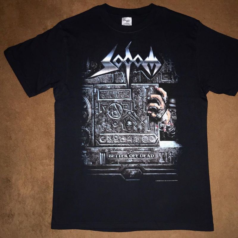 SODOM Better off dead - Tshirt original released By undying music