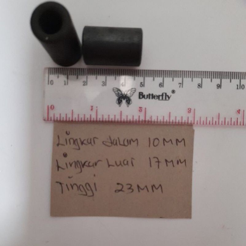[1pcs] Toroid Ferrite Tabung Hitam