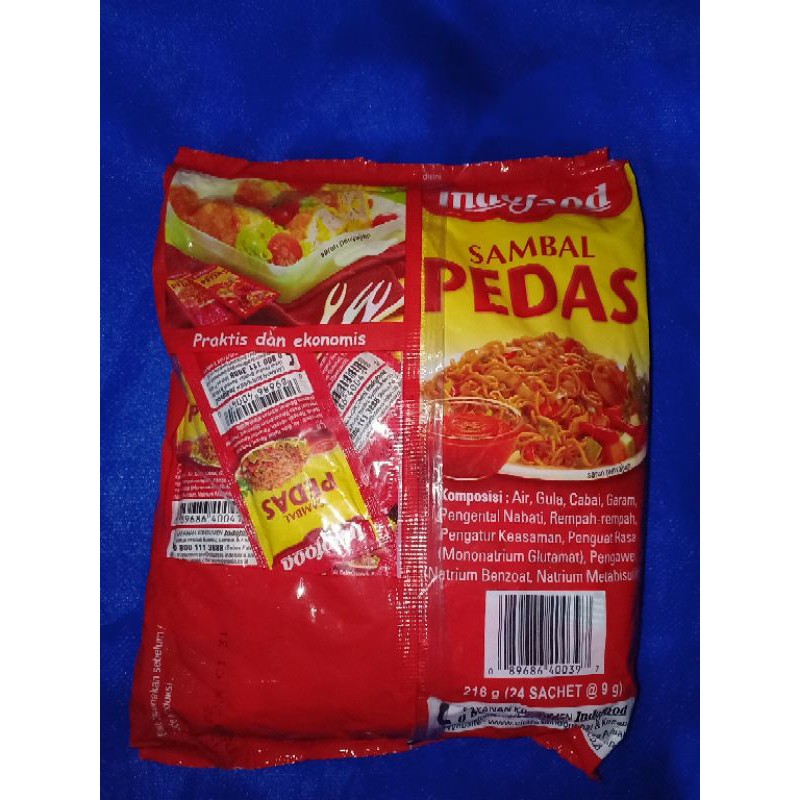 

Saus Sambal Indofood 1 pack isi 24 sachet ORIGINAL