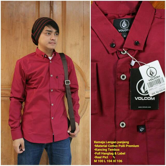 Kemeja Pria Polos Volcom