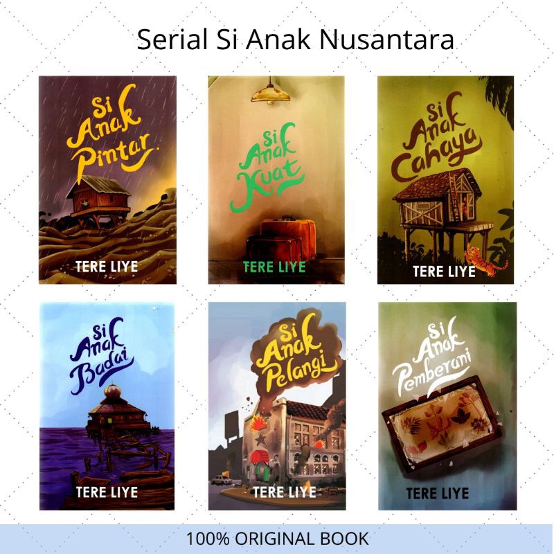 Paket 6 Buku Serial Si Nusantara Novel Tere Liye 100 Original Shopee Indonesia