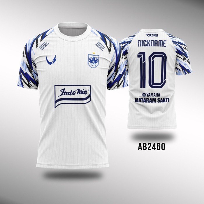 Kaos Jersey Sepakbola Liga Indonesia PSIS Semarang 2022/2023 Away Freecustom AB2460