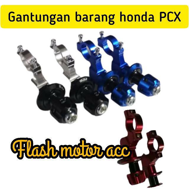 HOOK GANTUNGAN BARANG VARIASI HONDA PCX THAILAND DAN LOKAL / GANTUNGAN BARANG PCX 160 Dan PCX 150