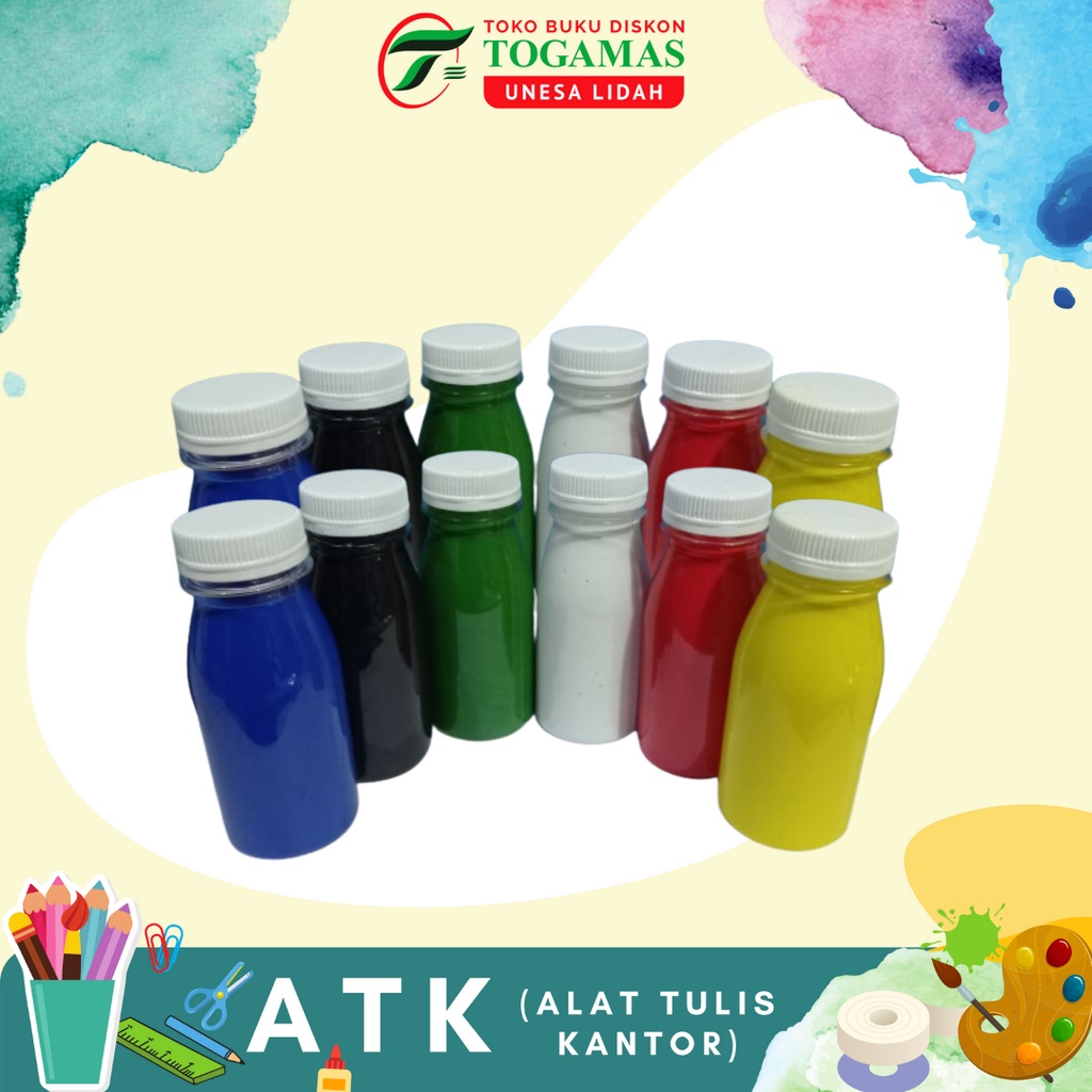 

CAT ACRYLIC BESAR WARNA ATA / READY STOCK