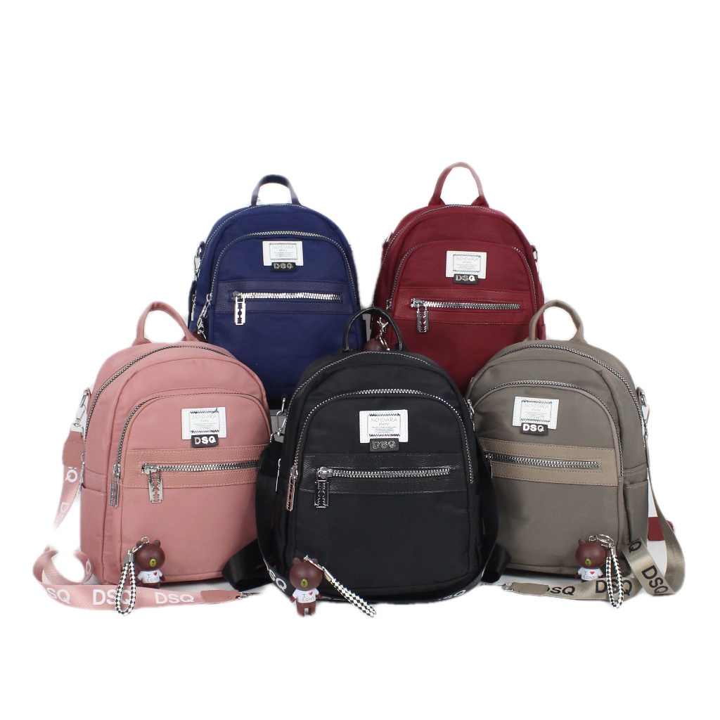 TAS RANSEL WANITA DSQ BAHAN PARASUT TEBAL 2000