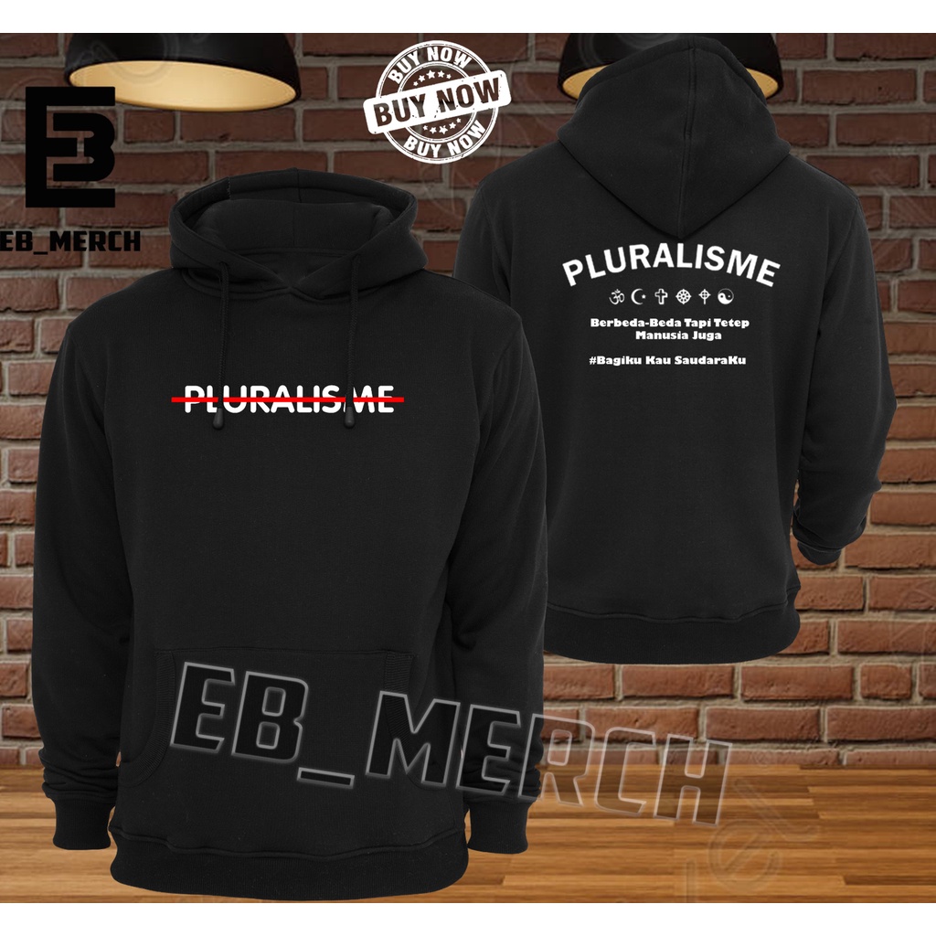 Jaket Sweater Hoodie    MARJINAL-PLURALISME   Keren Pria & Wanita   EB_MERCH