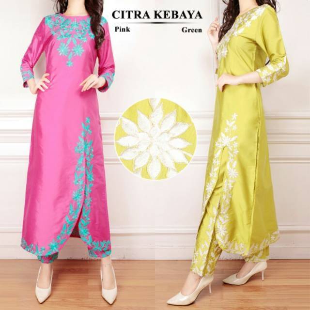 REALPICT SETELAN CELANA GOTIK/SETELAN TAFETA/KEBAYA MODERN