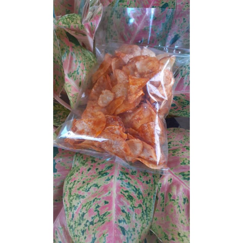 

Keripik Singkong Premium Balado Homemade uk 250gr ( Cabe asli dan Pilihan )