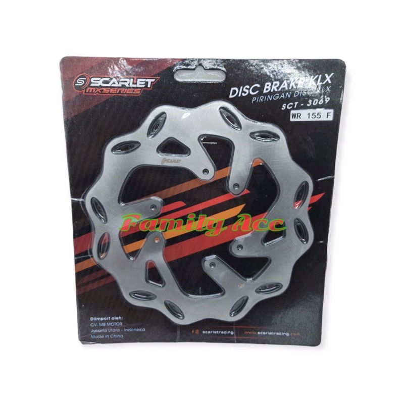 Disc Piringan Cakram Standar Depan Belakang WR 155 R - Scarlet Racing