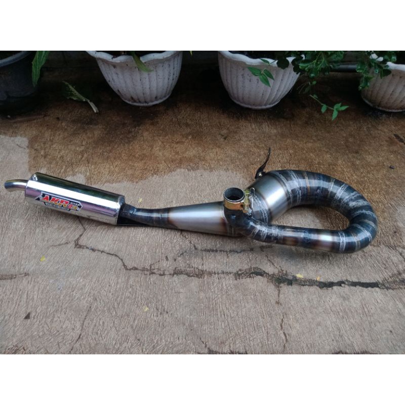 KNALPOT VESPA RACING VESPA KANAN TUNE UP FFA SUPER SPRINT PX PS EXCEL AKR