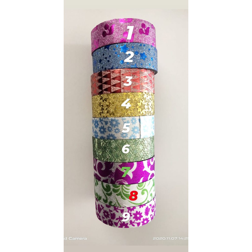 

METALIC DECOR TAPE WASHI PAPER