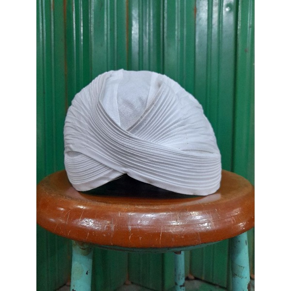 Blangkon Jogja Polos Putih