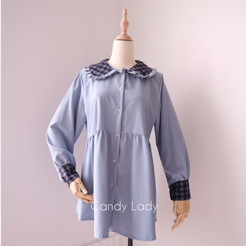 Laura Peterpan Long Blouse