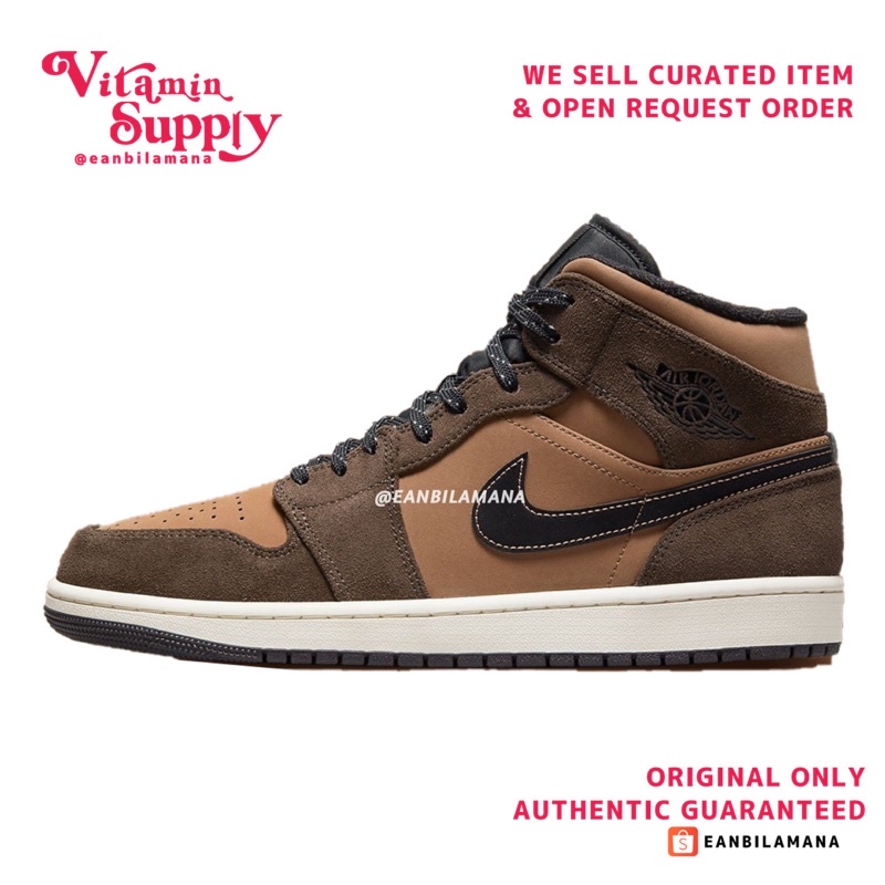 AIR JORDAN 1 MID SE 'DARK CHOCOLATE'