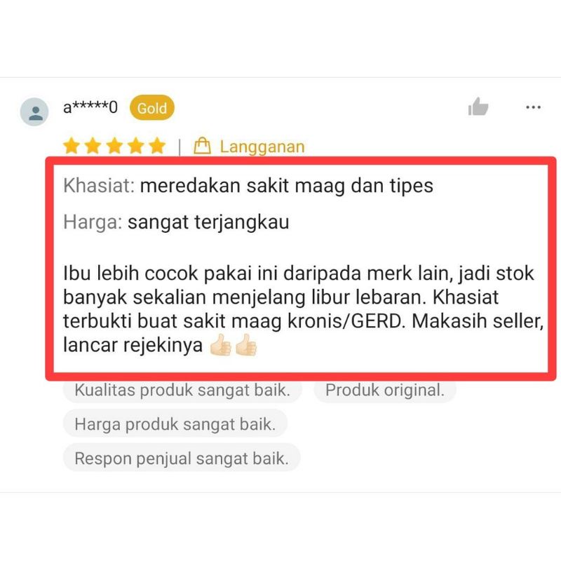 Madu Lambung Asyifa- Maag Kronis- Asam Lambung- Gerd