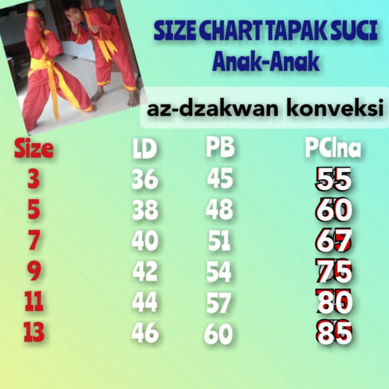 Baju Seragam Tapak Suci Anak Bahan American Drill Original Terpercaya