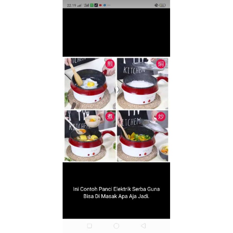 Steam & Cooking Pot (Panci Elektrik Multifungsi)
