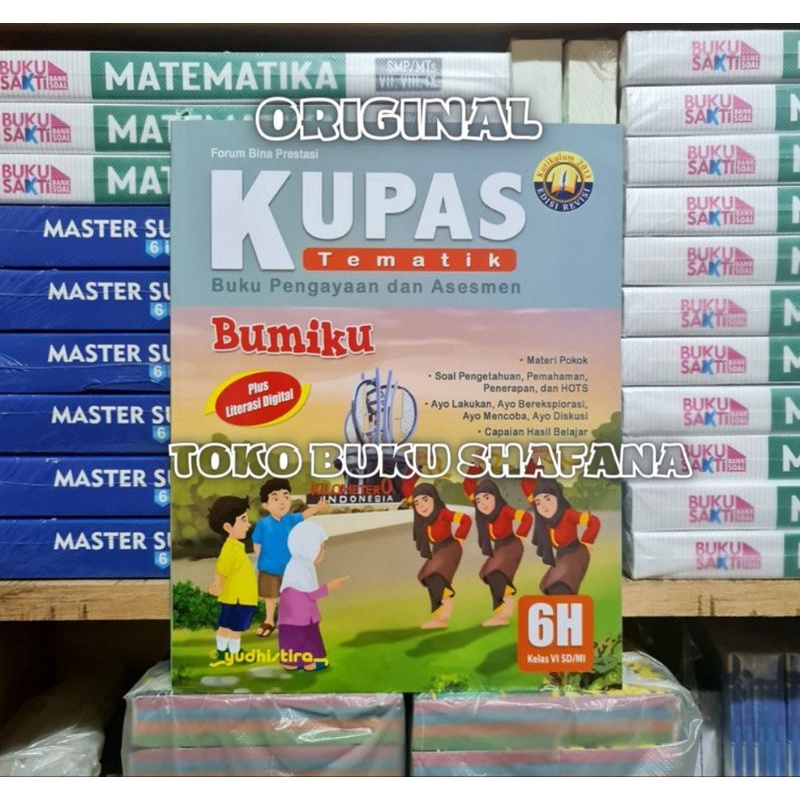 Paket Buku Kupas Tematik 6F 6G 6H 6I Kelas 6 SD Yudhistira K13 Edisi Revisi ( Harga 4 Buku )