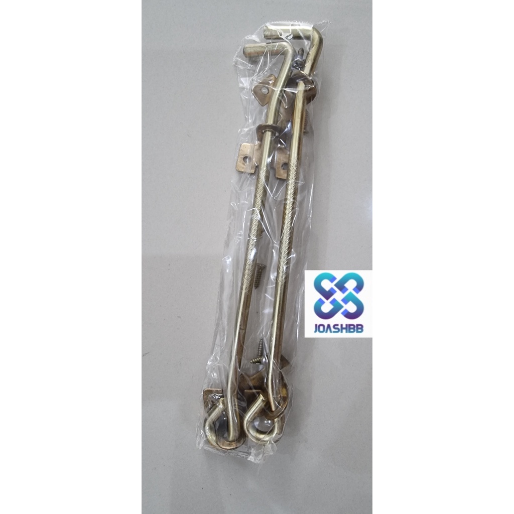 HAK ANGIN SILVER  8 inch (20cm) / CANTOLAN PENAHAN JENDELA - ANTI KARAT KUALITAS TEBAL TERMURAH HIGH QUALITY