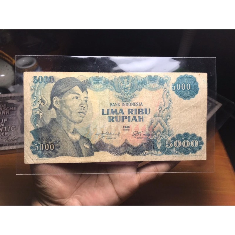 Uang Kuno 5000 Sudirman Langka 0999