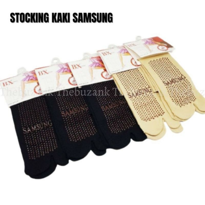 kaos kaki antislip muslimah bahan stocking merk samsung