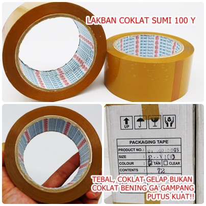 

LAKBAN COKLAT 100 YARD SUMI 2" / ISOLASI 100 YARD BKN DAIMARU PLAKBAN